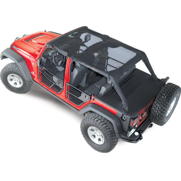 Header Safari Bikini Tops for 07-09 Jeep Wrangler Unlimited JK 4 Door