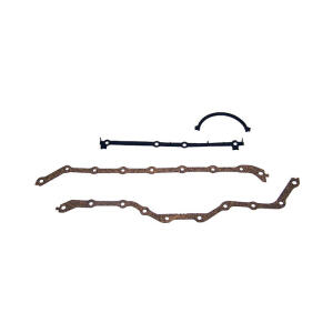 Oil Pan Cork and Rubber Gasket Set for 1983-1991 Jeep Vehicles with 2.5L 4 Cylinder Engine