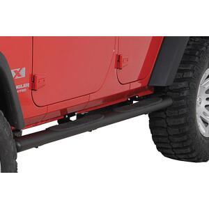 4-Inch Oval Tube Steps for Jeep Wrangler Unlimited JK 2007-2018 4 Door