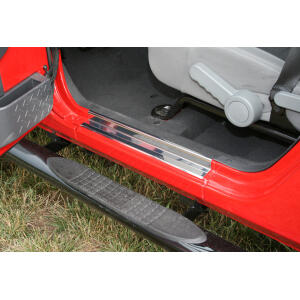 Entry Guard Set Stainless Steel for 07-18 Jeep Wrangler Unlimited JK 4 Door