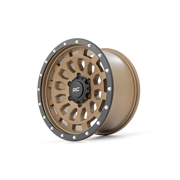 Rough Country 87 Series Wheel Simulated Beadlock Bronze/Black17x8.55x4.5+0mm - Image 3