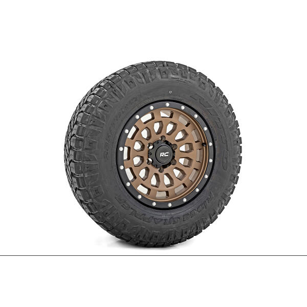Rough Country 87 Series Wheel Simulated Beadlock Bronze/Black17x8.55x4.5+0mm - Image 5
