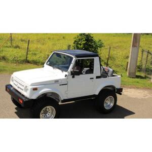 Bikini Top Flap for 1986-1995 Suzuki Samurai Black Vinyl
