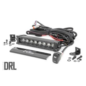 8 Inch CREE LED Light Bar Black Series w/Cool White DRL