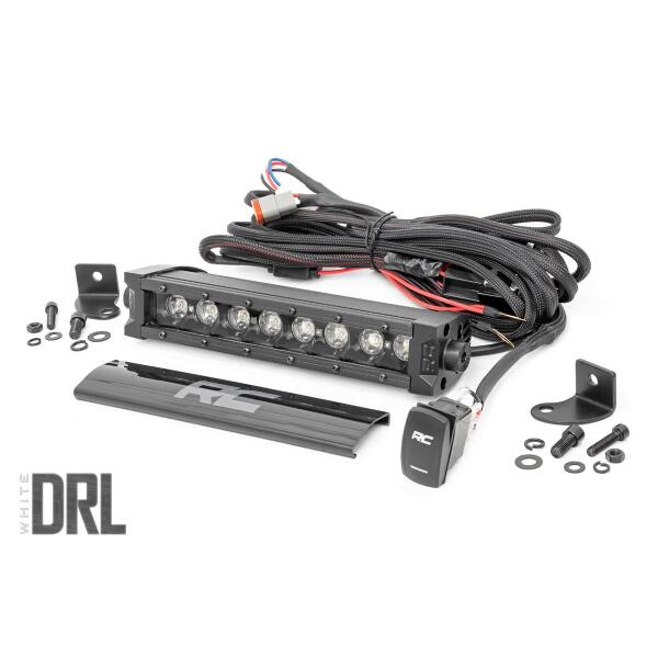 8 Inch CREE LED Light Bar Black Series w/Cool White DRL