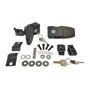 Stainless Steel Locking Hood Catches for Jeep Wrangler JK 2007-2018