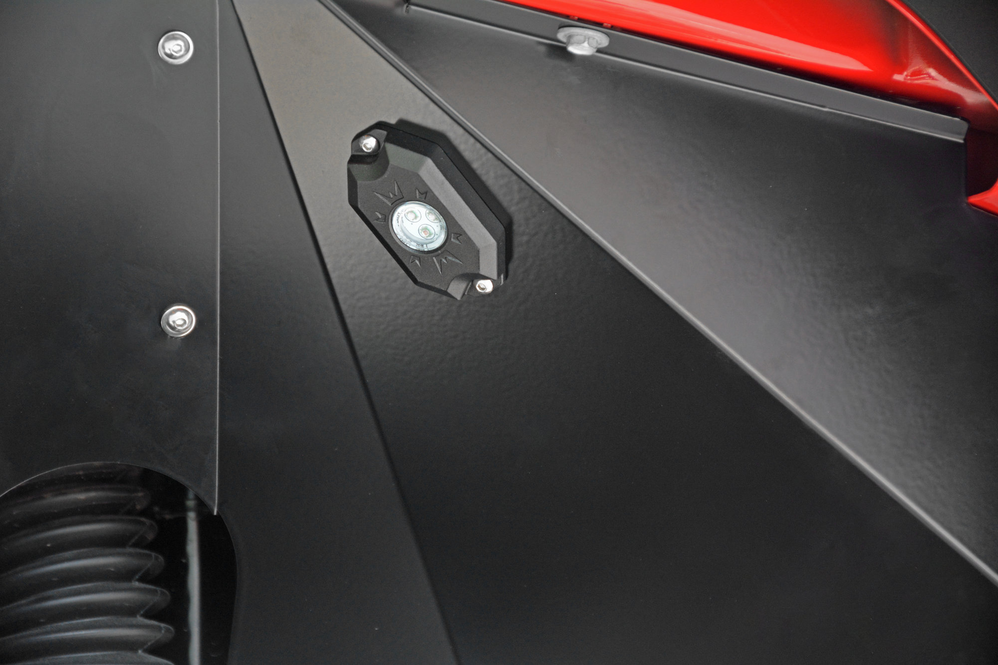 Front Front Inner Fenders with LED Rock Lights for Jeep Wrangler JK 2007-2018 - Image 4