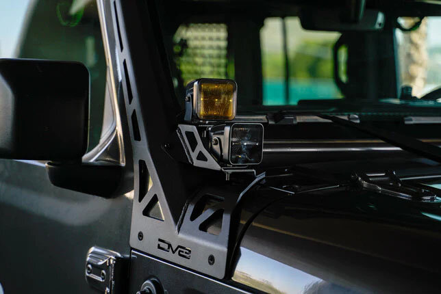 A-Pillar Dual Light Pod Mounts for Jeep Wrangler JL and Gladiator JT 2018-2025 - Image 7