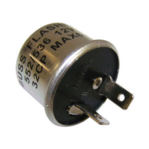 Flasher Relay for 81-90 Jeep CJ and Wrangler YJ, 84-90 Cherokee XJ and Comanche MJ and 81-90 SJ and J-Series