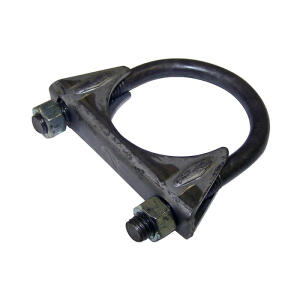 Exhaust Clamp for 72-06 Jeep CJ, Wrangler YJ, TJ and Unlimited 84-01 Cherokee XJ and Comanche MJ and 93-98 Grand Cherokee ZJ