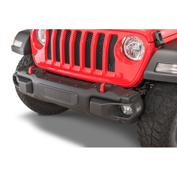 3 Piece Rubicon Steel Front Bumper-Stubby for Jeep Wrangler JL and Gladiator JT 2018-2025