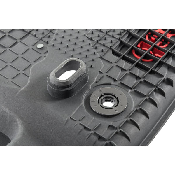 All-Weather Front and Rear Floor Liner Pair for Jeep Wrangler JL 2 Door 2018-2024 - Image 6