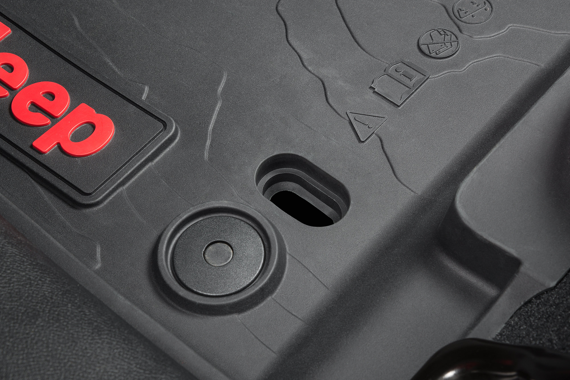 All-Weather Front and Rear Floor Liner Pair for Jeep Wrangler JL 2 Door 2018-2024 - Image 10