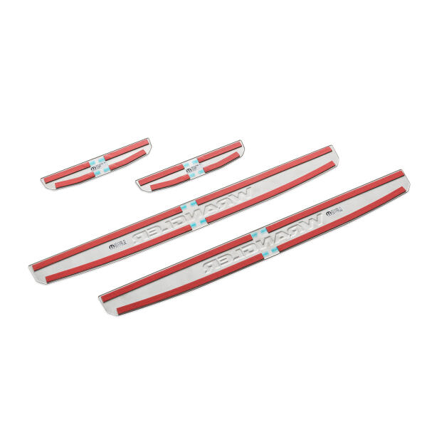 Stainless Steel Door Sill Guards for Jeep Wrangler JL 2018-2025 Unlimited - Image 3