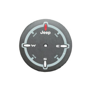 Compass Design Spare Tire Cover for Jeep Wrangler JL 2018-2025