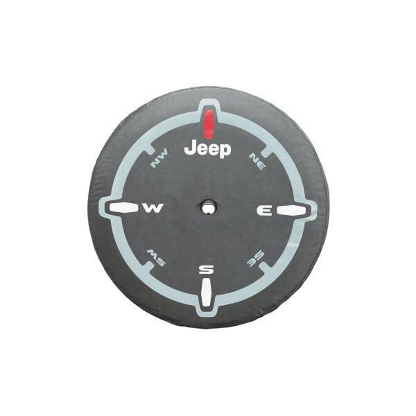 Compass Design Spare Tire Cover for Jeep Wrangler JL 2018-2025