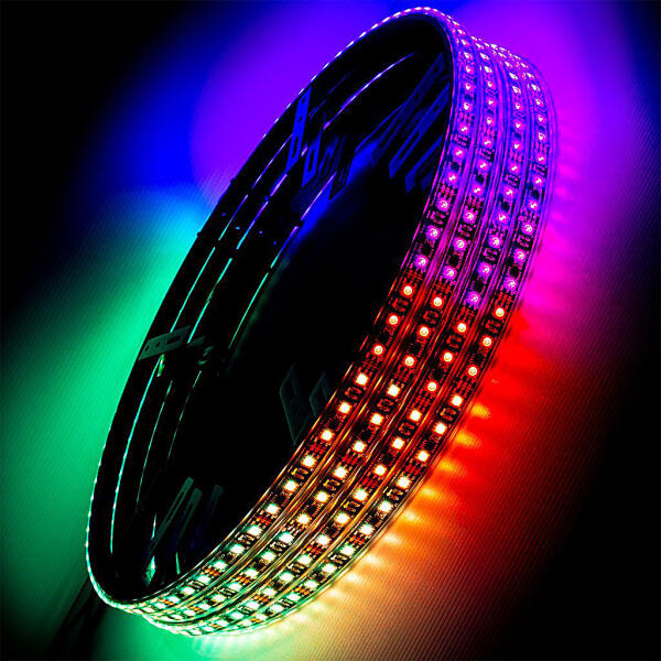 LED Illuminated Wheel Rings - Dynamic ColorSHIFT - for 19" or Larger Wheels - Single Row - Image 5