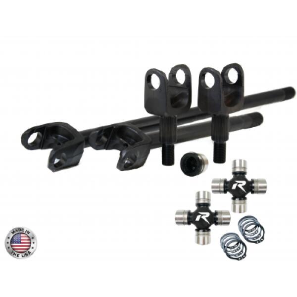 4340 CHROMOLY US MADE FRONT AXLE KIT 30 SPLINE (CHROMOLY U-JOINTS) FOR JEEP WRANGLER JK 2007-2018