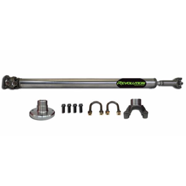 REAR 1-PIECE 1350 CV DRIVESHAFT OVERLAND WITH PINION YOKE REVOLUTION GEAR AND AXLE FOR JEEP GLADIATOR JT 2018-UP