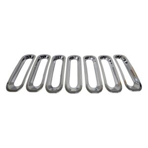Grille Inserts in Chrome for Jeep Wrangler JK 2007-2018