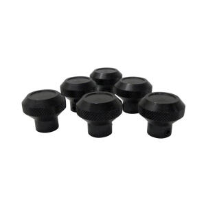 Billet Knob Set in Black for 76-86 Jeep CJ