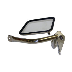 passenger side mirror kit in stainless steel