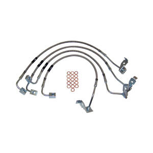 Braided Stainless Steel Brake Lines for Jeep JK 07-10 with up to 6" Lift