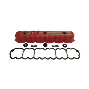 Aluminum Valve Cover Kit in Red for 93-04 Jeep Wrangler YJ and TJ 93-01 Cherokee XJ and 93-04 Grand Cherokee ZJ and WJ