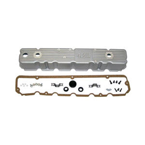 aluminum valve cover kit in bare aluminum