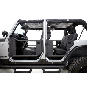 front and rear trail doors