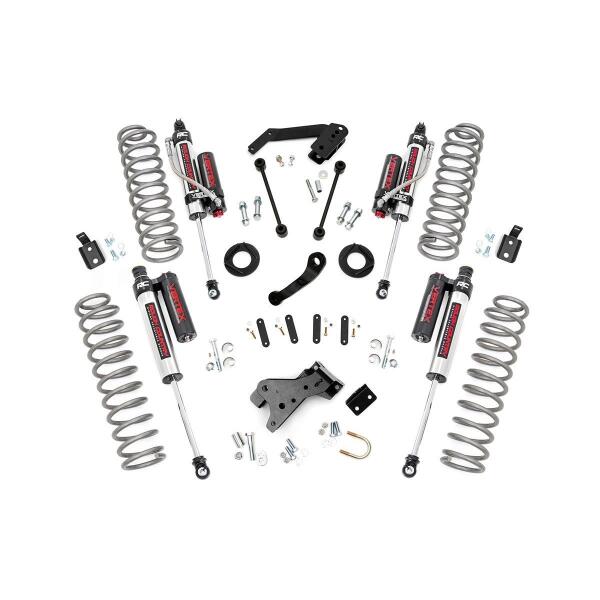 4in Suspension Lift Kit with Vertex Reservoir Shocks for Jeep Wrangler JK 2007-2018