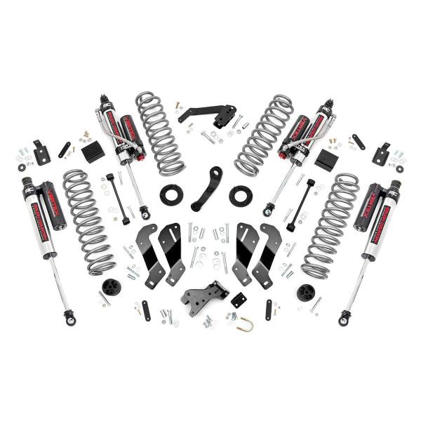 3.5in Suspension Lift Kit with Control Arm Drop with Vertex Reservoir Shocks for Jeep Wrangler Unlimited JK 2007-2018