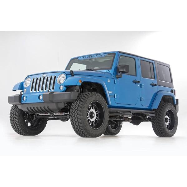 3.5in Suspension Lift Kit with Control Arm Drop with Vertex Reservoir Shocks for Jeep Wrangler Unlimited JK 2007-2018 - Image 2