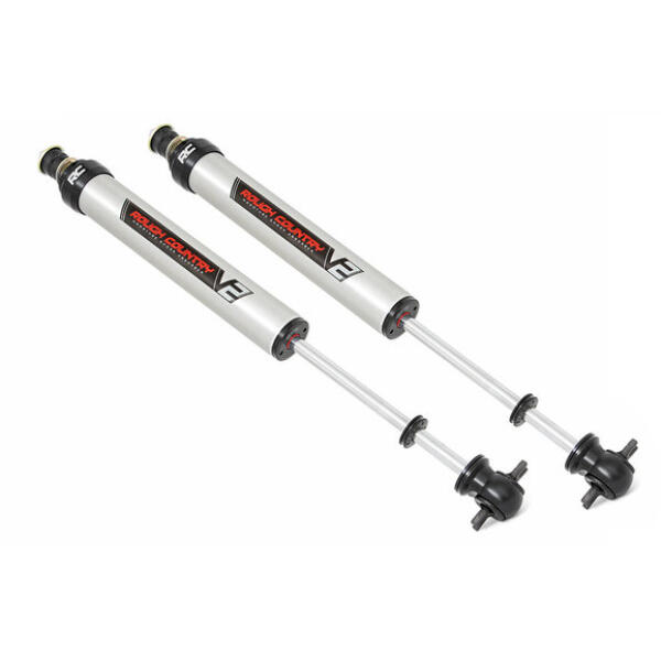 V2 Front Shock Pair for 84-06 Jeep Cherokee XJ and TJ with 3.5-4.5in Lift