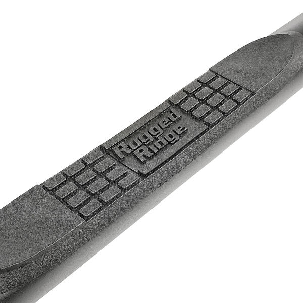 3-Inch Round Fine Textured Side Steps for Jeep Gladiator JT 2018-UP - Image 3