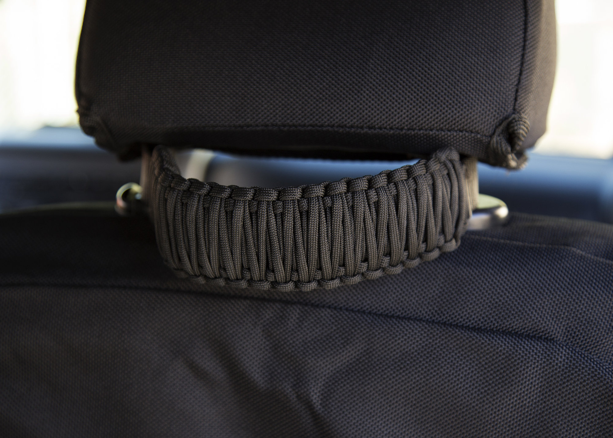 A-Pillar/Rear Seat Paracord Grab Handles for Jeep Wrangler JK 2007-2018 - Image 4