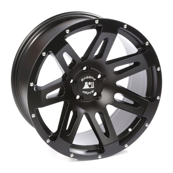XHD Wheel 20x9 in Black for 07-22 Jeep Wrangler JK, JL and Gladiator JT