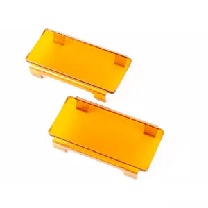led light cover kit 6 rectangular pair amber for jeep wrangler jl 2018