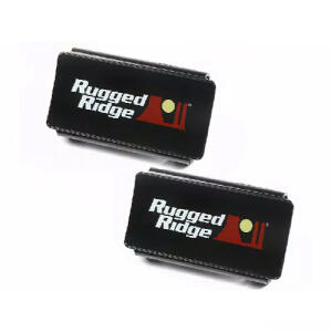 led light cover kit 6 rectangular pair black for jeep wrangler jl 2018