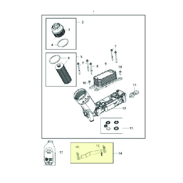 Hose-Oil Cooler Outlet For 18-Up Jeep Wrangler JL - Image 2