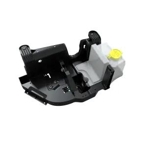 battery tray with windshield washer reservoir