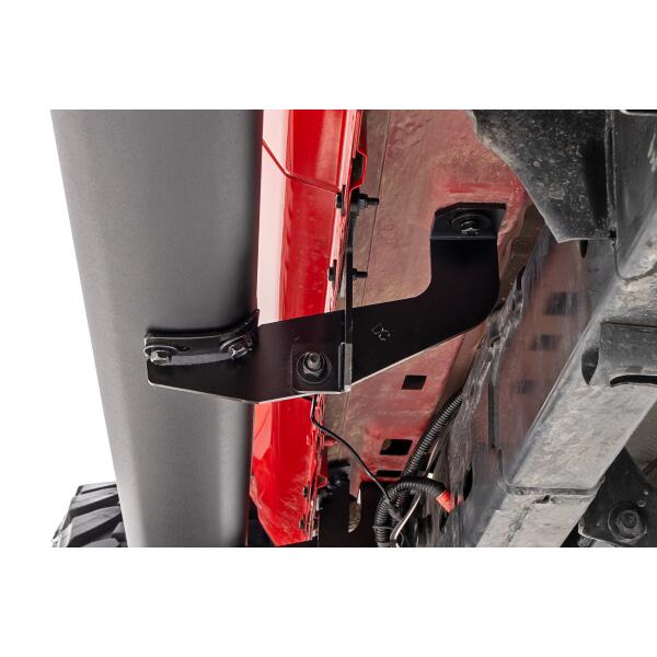 Rough Country Oval Nerf Steps Black Jeep Gladiator JT 4WD 2020-2024 - Image 5
