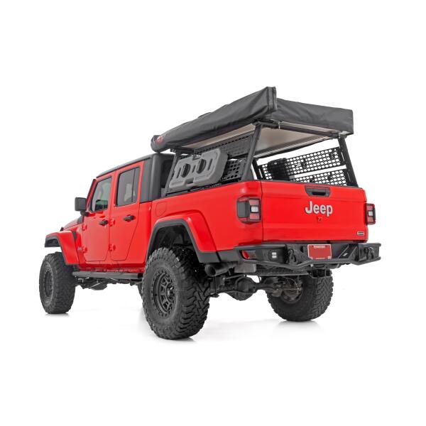 Rough Country Oval Nerf Steps Black Jeep Gladiator JT 4WD 2020-2024 - Image 3