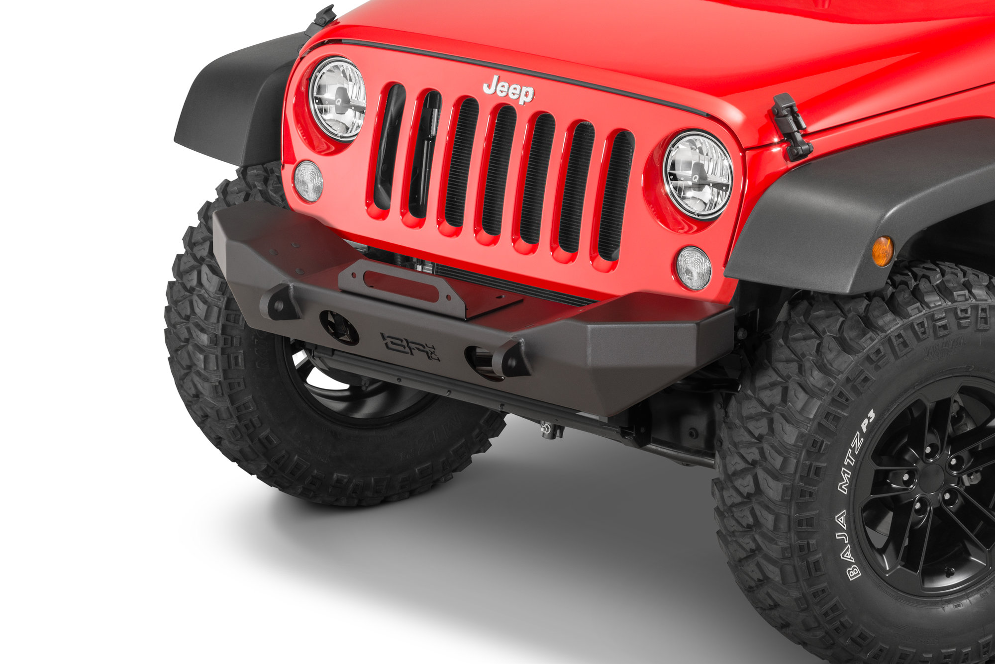 Front Mid Width Winch Bumper for Jeep Wrangler JL and Gladiator JT 2018-2024 - Image 6