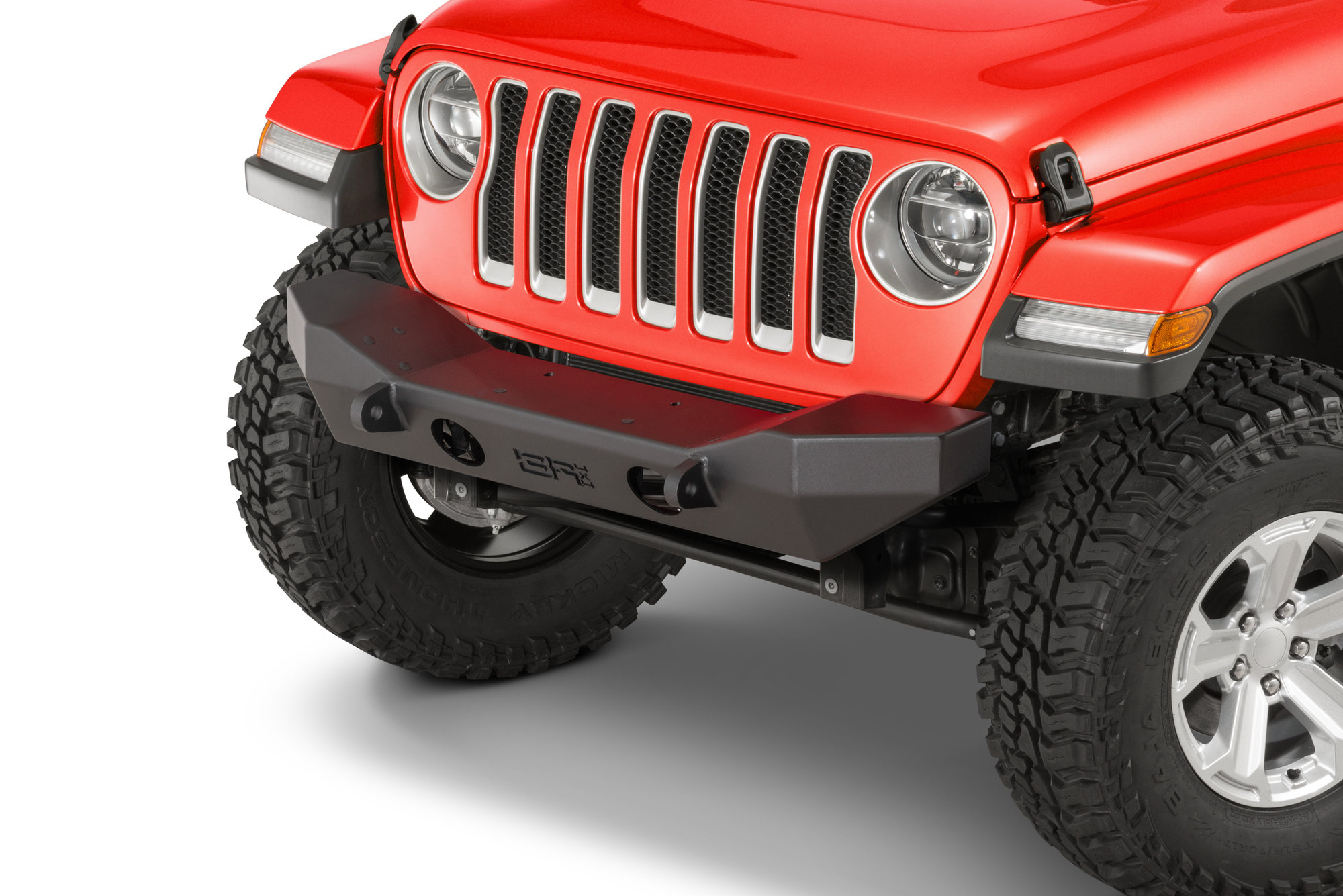 Front Mid Width Winch Bumper for Jeep Wrangler JL and Gladiator JT 2018-2024 - Image 4