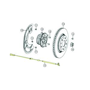 BOLT - HEX FLANGE HEAD FOR 18-UP JEEP WRANGLER JL