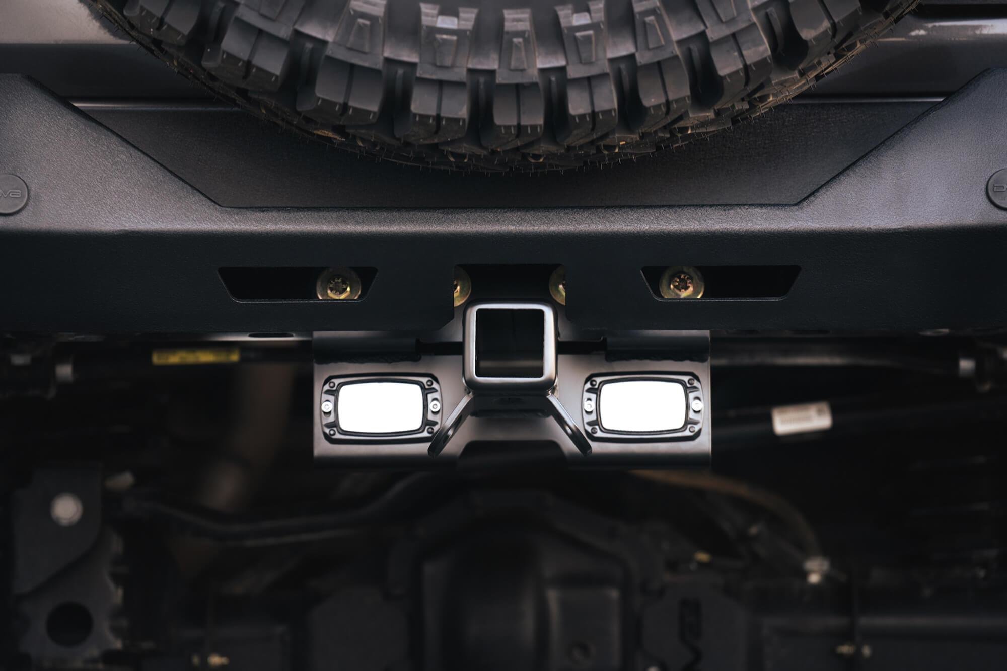 Bolt-On Hitch with Lights for Jeep Wrangler JK and JL 2007-2025 - Image 3