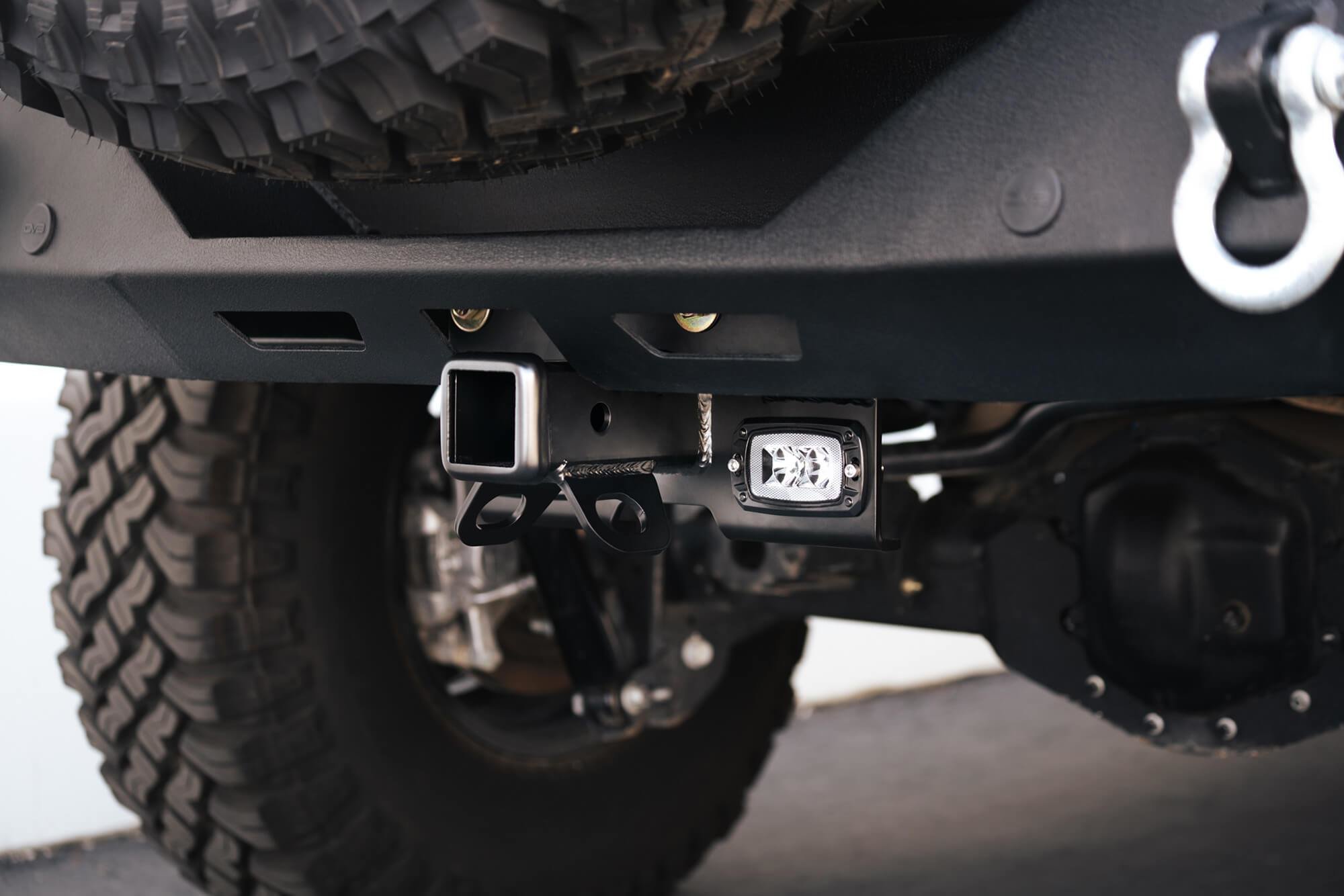 Bolt-On Hitch with Lights for Jeep Wrangler JK and JL 2007-2025 - Image 5