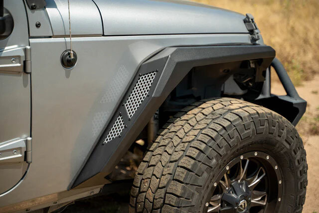 Armor Fender Flares Front and Rear for Jeep Wrangler JK 2007-2018 - Image 3