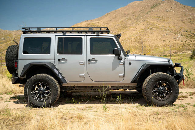 Armor Fender Flares Front and Rear for Jeep Wrangler JK 2007-2018 - Image 4